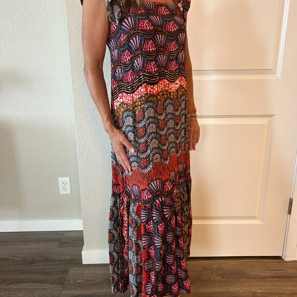 Anthropologie Boho Dress with Vibrant Print and Design - Picture 2 of 4